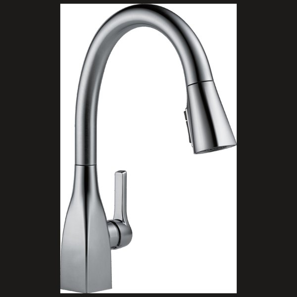 Delta 8" Mount, Commercial 1 or 3 Hole Kitchen Faucet 9183-AR-DST